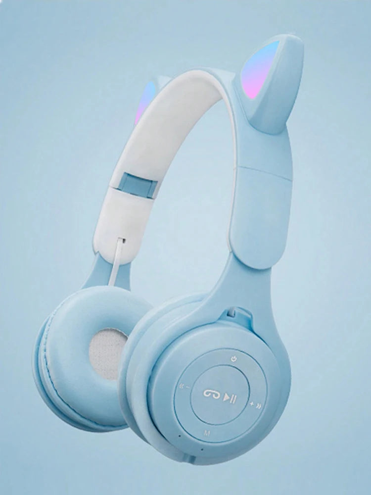 Cat Ears Headband Bluetooth Headphones New Wireless Bluetooth Headphones