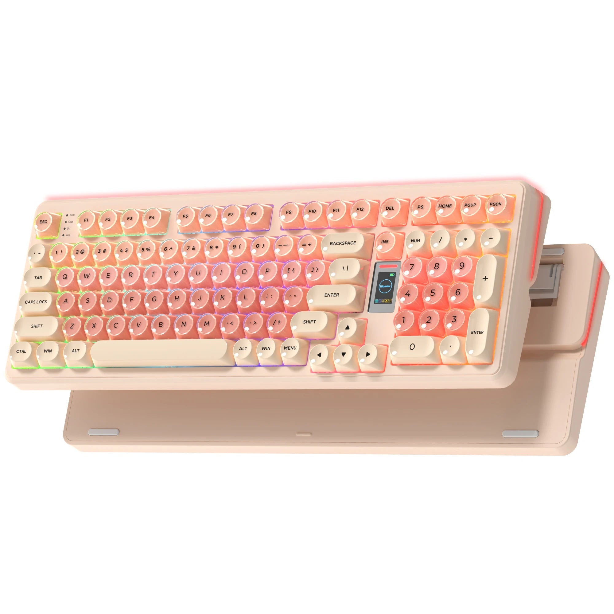 WK98 98% Pink Foundation Keyboard Gaming Mechanical Keyboard 3...