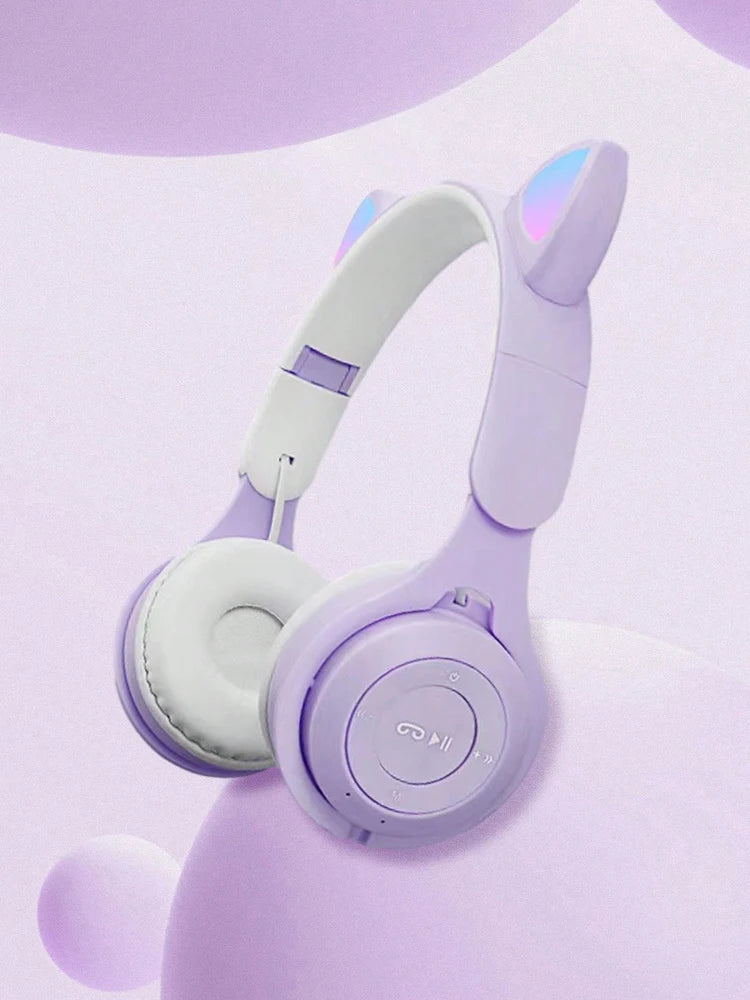 Cat Ears Headband Bluetooth Headphones New Wireless Bluetooth Headphones