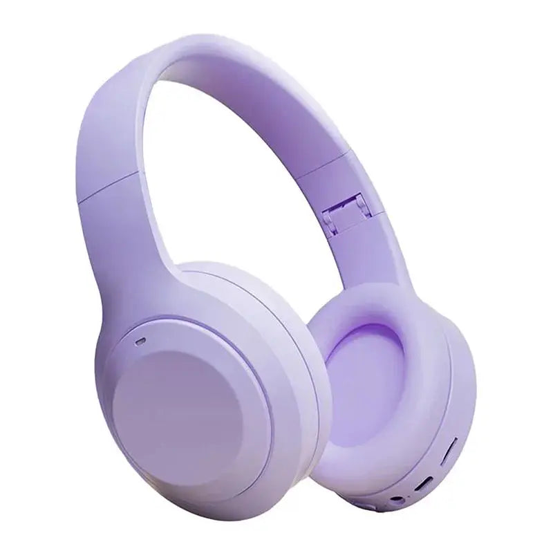 Original wireless Bluetooth music and gaming headset, HiFi stereo headphones, noise-canceling gaming headband, foldable.
