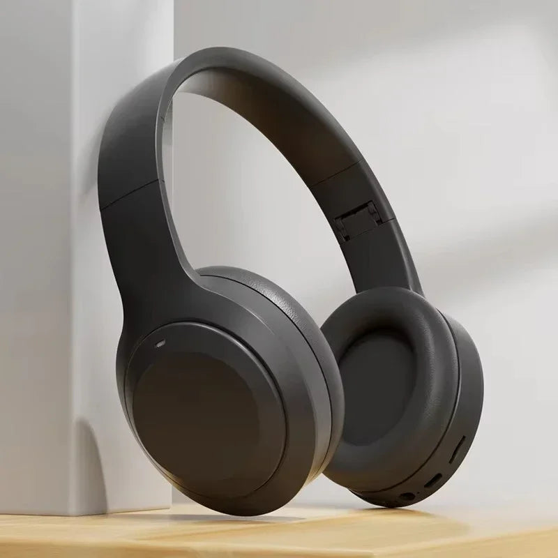Original wireless Bluetooth music and gaming headset, HiFi stereo headphones, noise-canceling gaming headband, foldable.